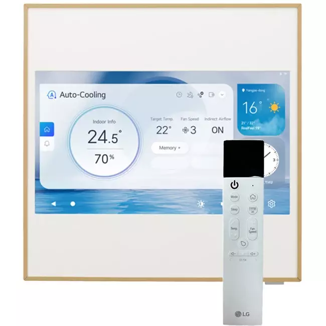 LG Artcool Gallery Premium 35 Kw Airco Binnenunit Met 27 Lcd Scherm A12ga2