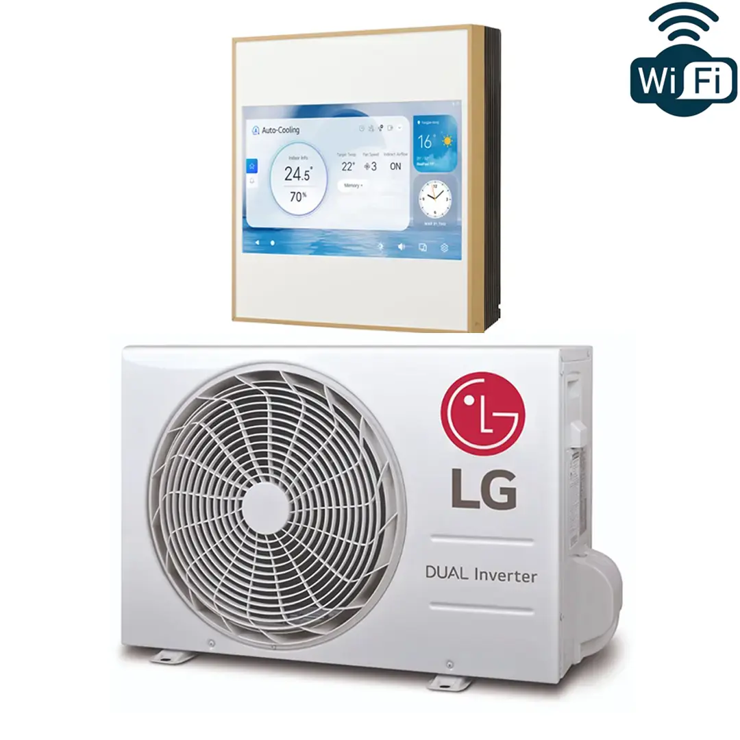 LG Artcool Lcd Gallery Premium 25kw A09a2 Single Split Set