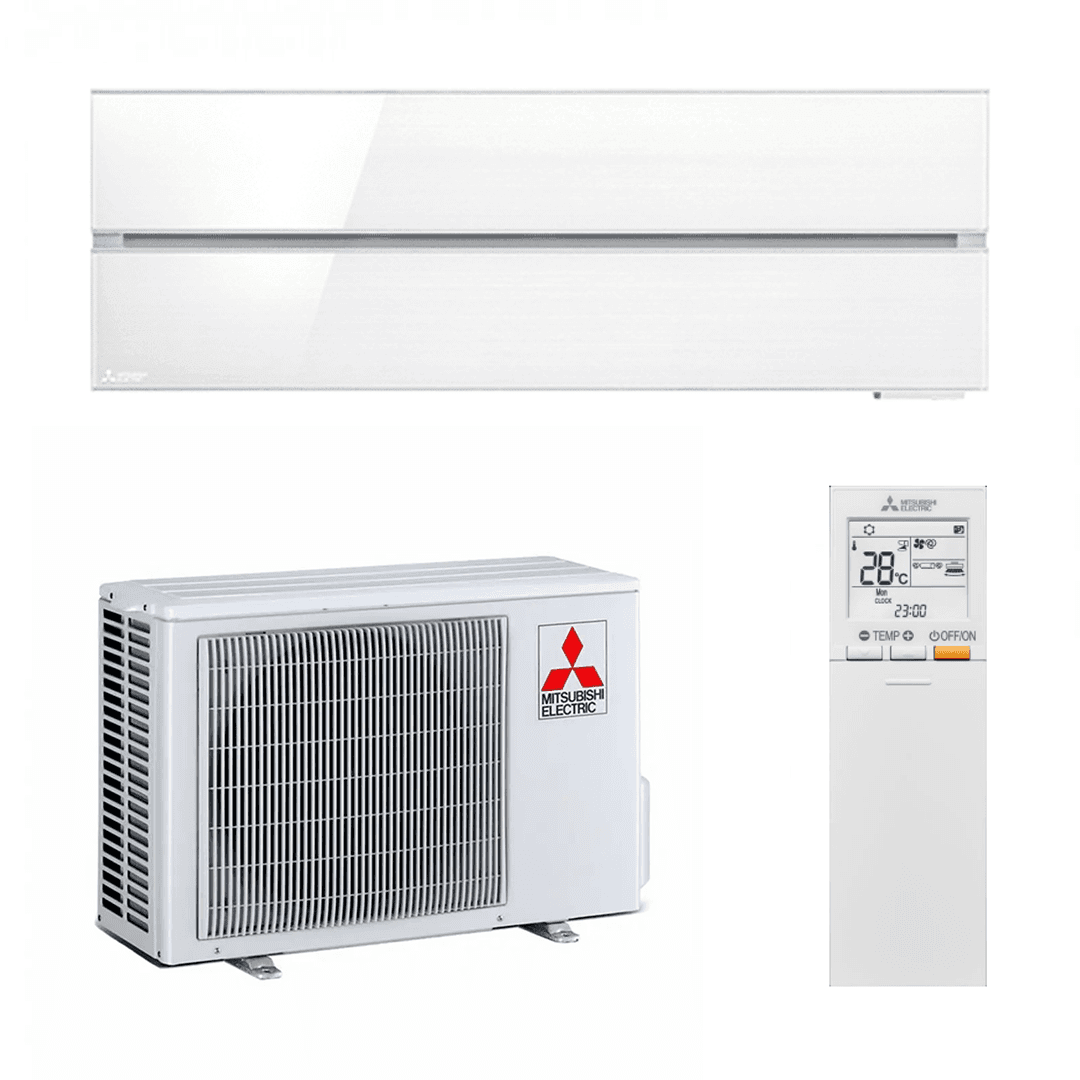 Mitsubishi Electric Diamond Natural White 2 5kw Zubadan Single Split Set
