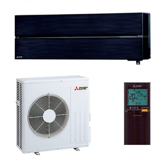 Mitsubishi Electric Diamond Onyx Black 6kw Single Split Set