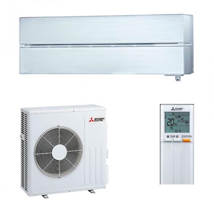 Mitsubishi Electric Diamond Pearl White 6kw Single Split Set