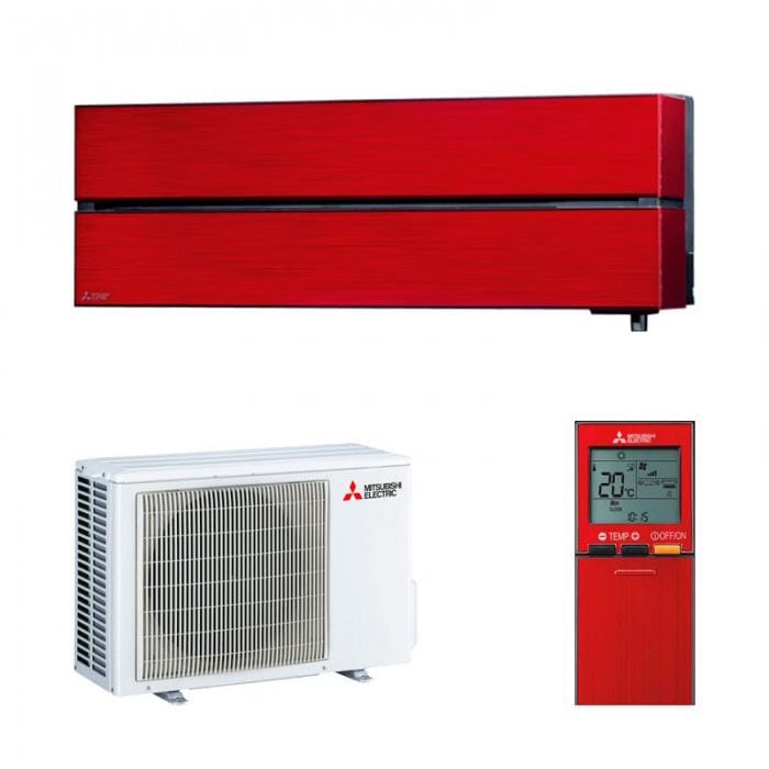 Mitsubishi Electric Diamond Ruby Red 3 5kw Zubadan Single Split Set
