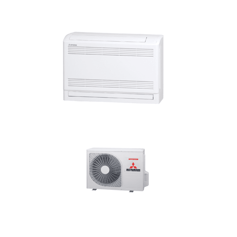 Mitsubishi Heavy Diamond 25kw Vloermodel Single Split Set