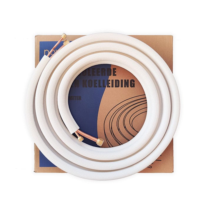 Novatube Duo Geisoleerde Koelleiding Kit 1 4 1 2 Met Flarewartels 4 Meter