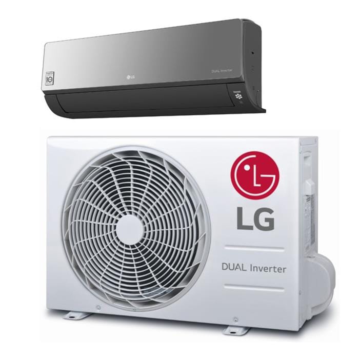 LG 7kw Artcool Black Mirror Ac24bk