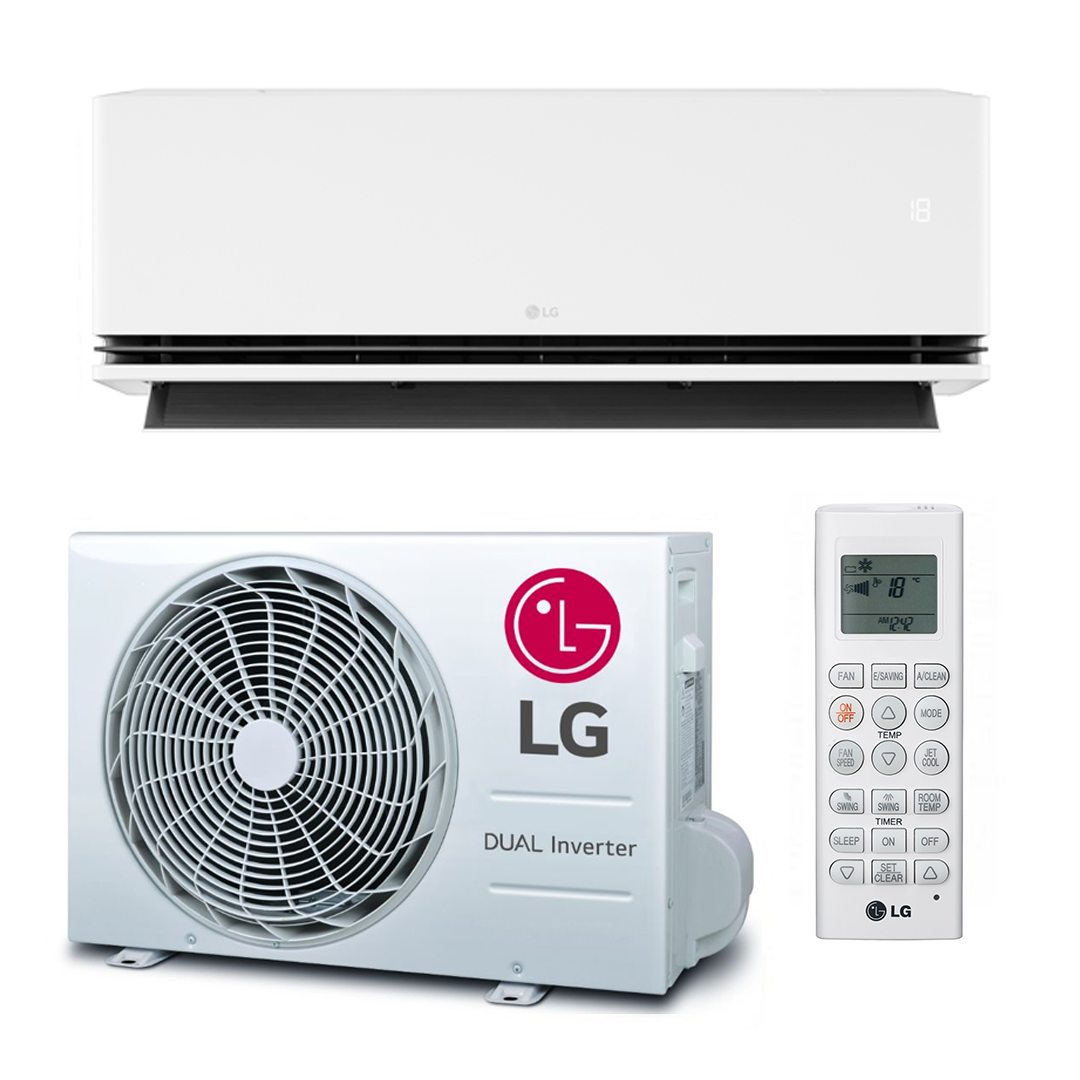 LG Deluxe 3 5kw H12s1d Wifi Single Split Set