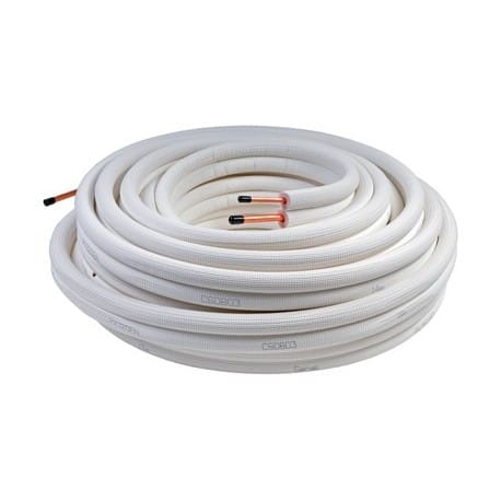 Novatube Duo Geisoleerde Koelleiding 1 4 5 8 X 20 Meter Rol
