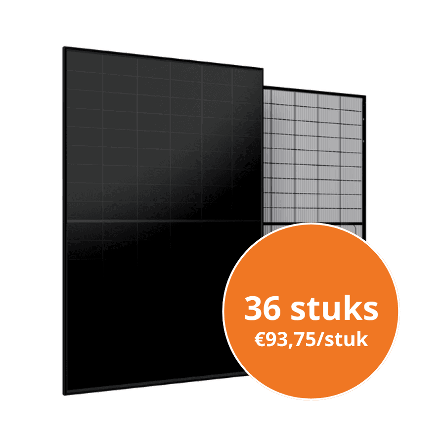 Palletactie 36 X Aiko Panneau solaire 450wp Glas Glas Full Black Aiko A Mah54db Tier 1 N Type Abc Gen2