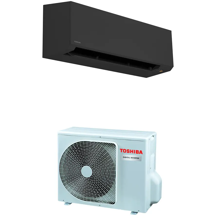 Toshiba Kazumi Plus 7 Kw Single Split Set Noir